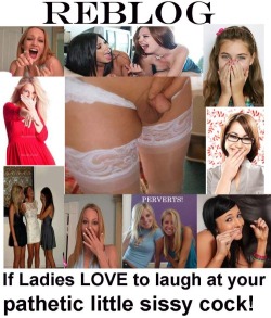 Do ladies laugh at your cuckold sissy cock?