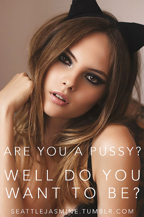 Are you a pussy? Do you want to be one?