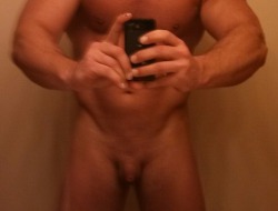 Muscle man with a micro dick