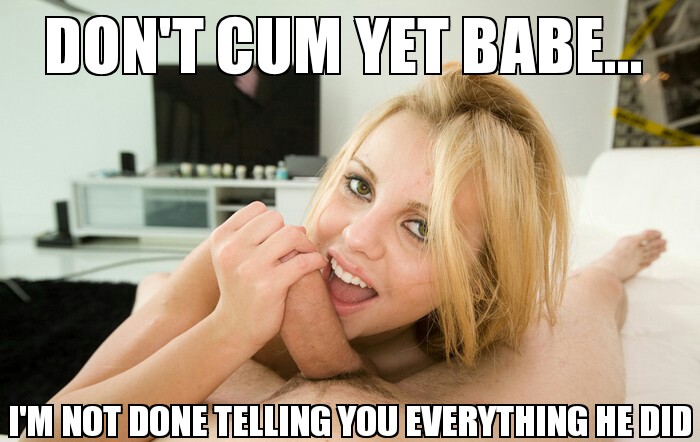 Hot wife talking dirty to her cuck image Hot wife talking dirty to her cuck