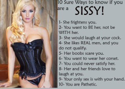 10 Ways to Tell if You’re a Sissy