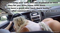 Do you have good view of your wife?