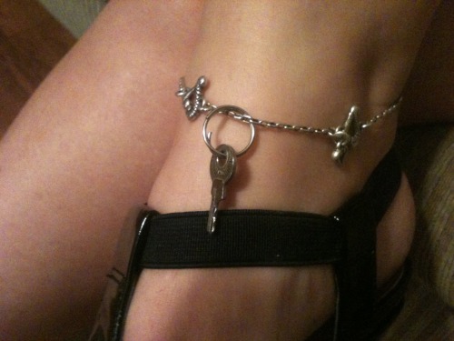 See that key? Your chastity stays.
