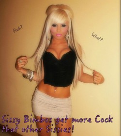 Sissy bimbos always get more cock!