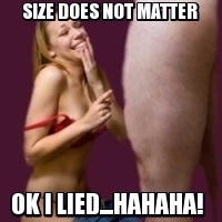 Penis size does not matter
