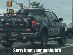 Sorry about your penis