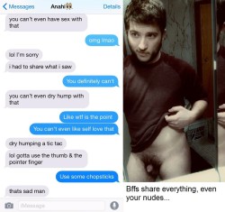 BFFs share their boyfriend’s nude selfies