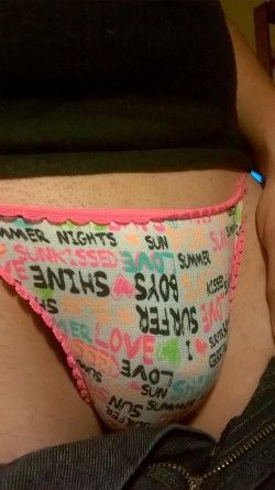 Close up shot of today’s panties…