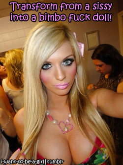 Transform from a Sissy to a Bimbo Sex Doll