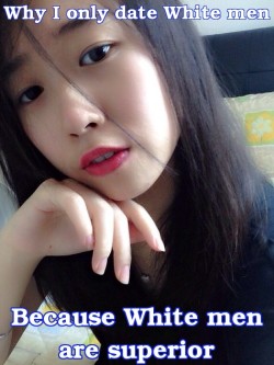 Asian women mainly want white men!