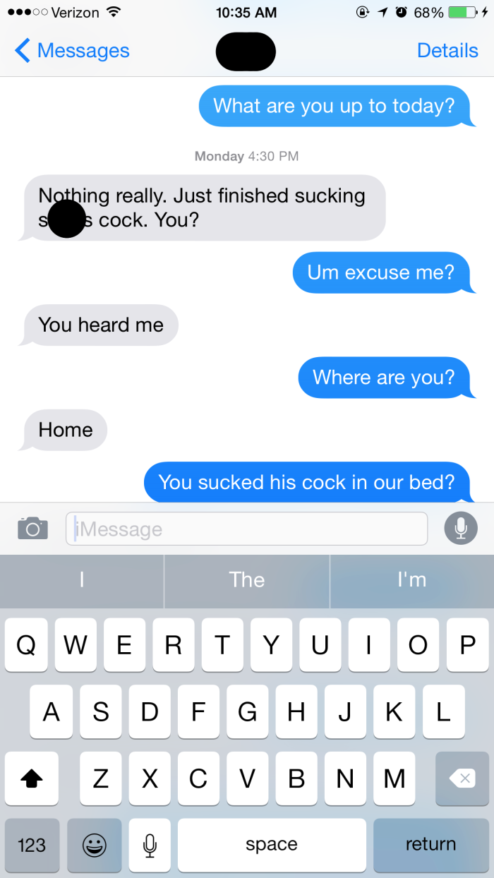 Texting her bf while fucking her lover 4