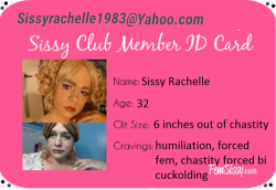Sissy Rachelle is a Fem Sissy Club Member!
