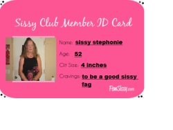 my sissy club card