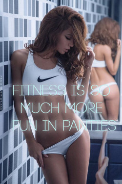 Working Out is More Fun in Panties