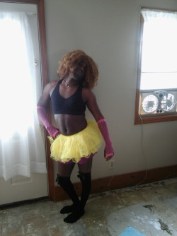 Pretty Prancing Black Sissy