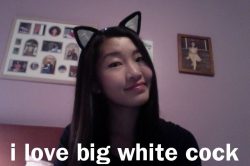 Asian Women: I Love Big White Cock Only