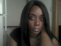 Beautiful Black Domina Trains Strapon Slaves on Webcam