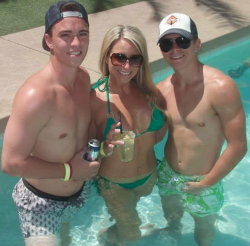 Your wife wants to get drunk with college guys