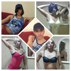 A Collage Showing the Fem Sissy Transformation