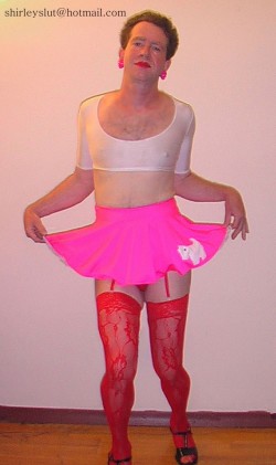 Pink poodle skirt