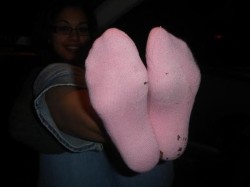 Sniff My Smelly Pink Socks