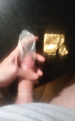 Pussy Boy Wishes He Could Fill a Magnum Condom