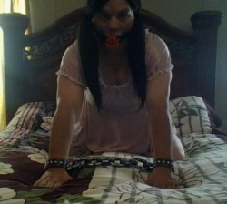 Sissy with cock paci