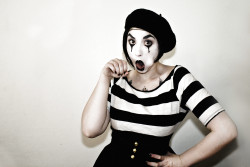 Cock Teasing Clown Mime