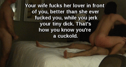 Wife fucks lover better than she did you