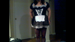 My sissy maid outfit