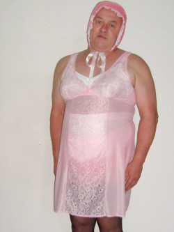 Posing as a fat pathetic sissy