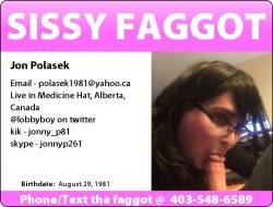 Jon Polasek sissy ID