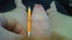 Me and a really long pencil