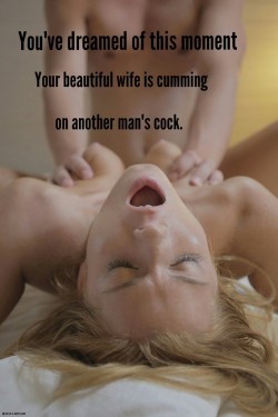 Cuckold POV Caption: Wife Cumming