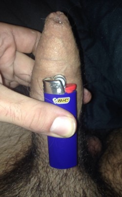 Small Dirty Cock vs Lighter Challenge