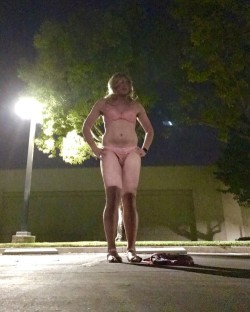 Sissy Slut Public Exposure in Bra and Panties