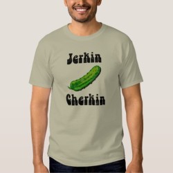 Jerking Gherkin Tee Shirt (Pickle Dicks)