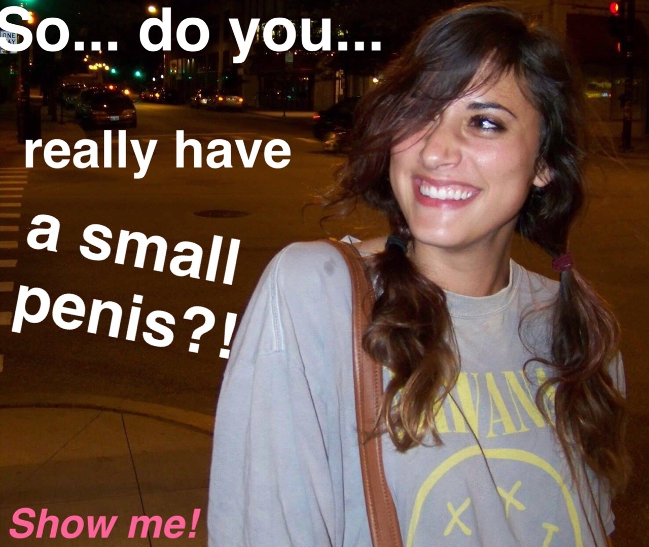 Slideshow a girl laughed at my small dick.