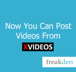 Post and Share Videos from XVideos