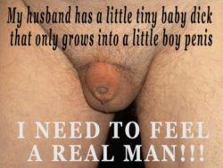 I deserve to feel a real man! Yes you do!