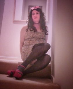 cross legs and nylons