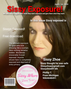 Sissy whore Zhoe wants exposure