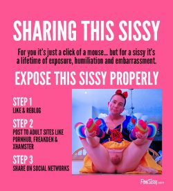 Omg share this sissy everywhere! | Fem Sissy | Sissification & Feminization Cams