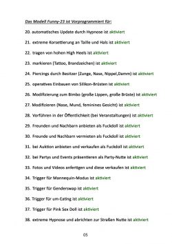 Funny 23 function manual (Deutsch)