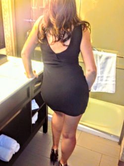 Sexy black dress