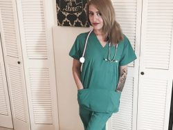 Nurse Ready for Penis Inspection