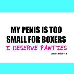 Penis too small for boxers?