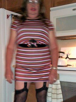 Mistress does not think the dress is too short