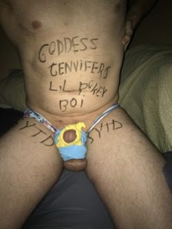 Lil’ Pokey Pecker Wearing Panties