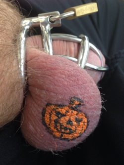 Happy Hallowiener from a Chastity Slave